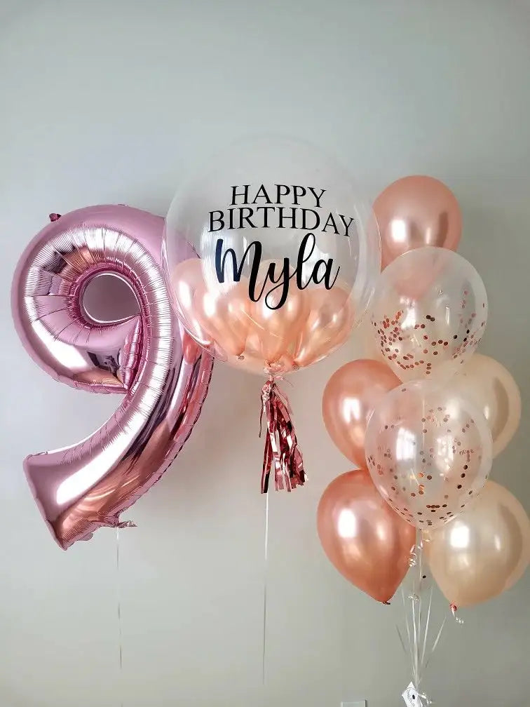 Number and Letter Balloons