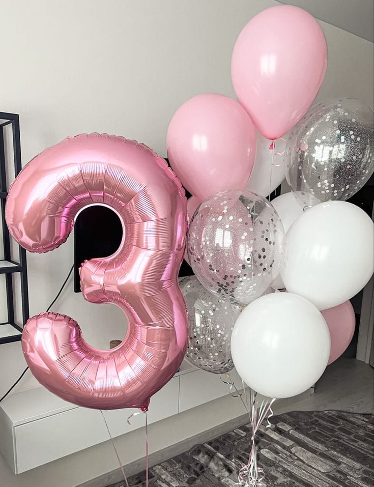 favourite number balloon