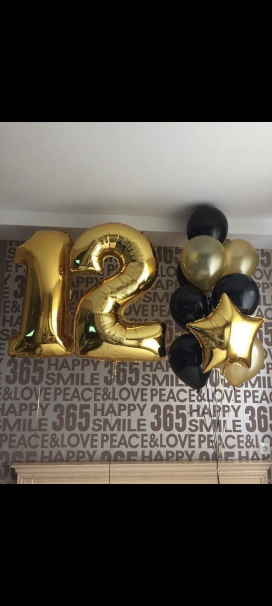 Favourite number balloons