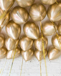 Gold ceiling balloons