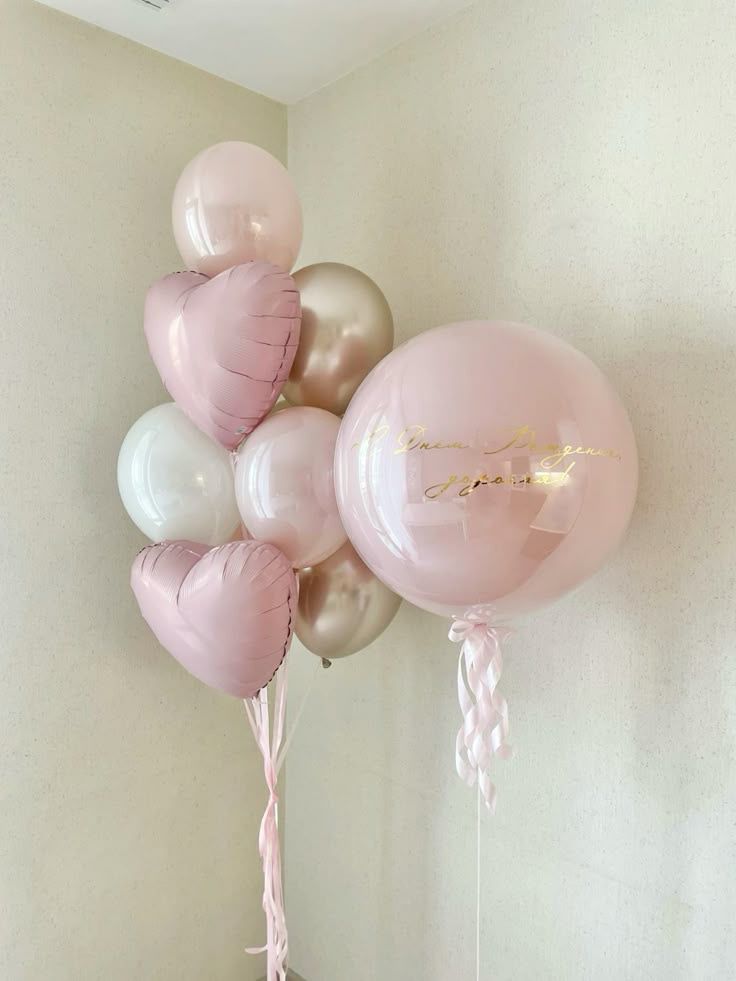 Pink Personalized Balloons