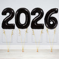 Black Number Balloons