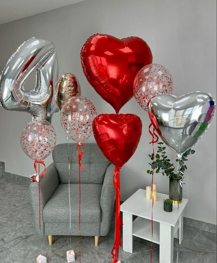 Heart balloons