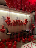 Valentines and Anniversary balloons setup
