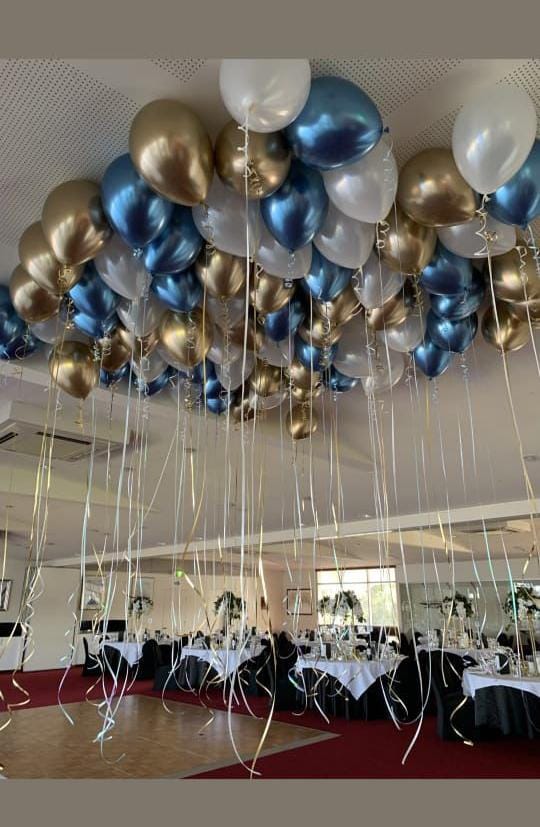 Surprise balloons setup