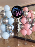 Gender reveal balloons